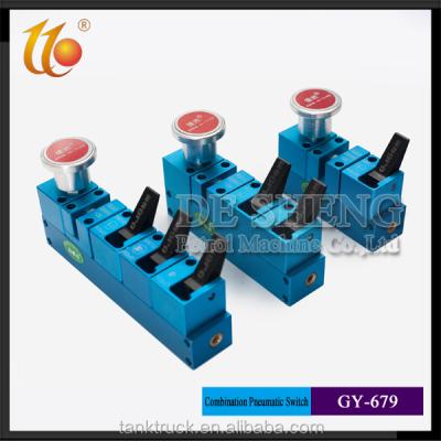 China Fuel Tanker API Adapter Valve Loading Unloading Pneumatic Valve Combination Switch for sale