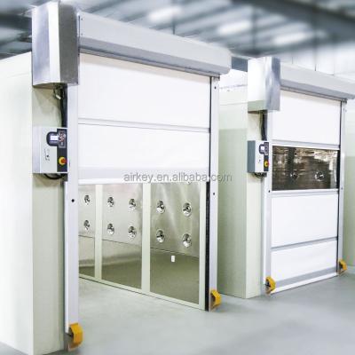 China Cleanroom Entrance Rolling Shutter Door Goods Air Shower Dustproof Air Equipment Clean Air Shower for sale