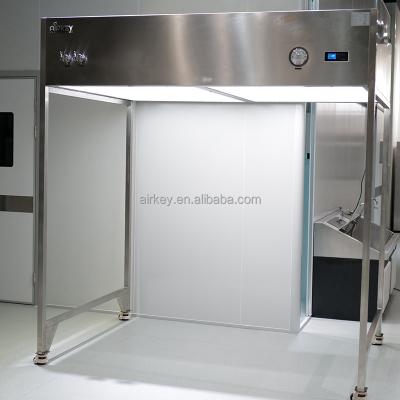 China 100 Lab / Lab Clean Room ISO Laminar Air Flow Sterile Dust Protected Tents For Clean Room Clean Booth Lab With SS 201 304 Customized With Caster for sale