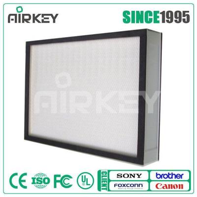 China Electronics 99.99% High Efficiency Fiberglass H14 HEPA Filter for sale