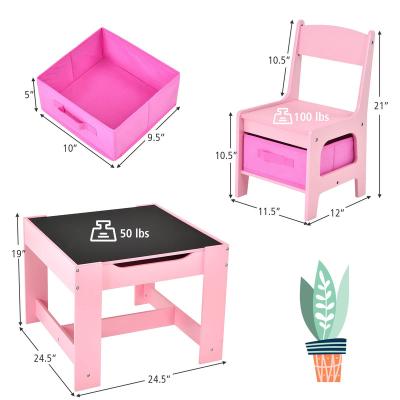 China Modern Furniture Sets Kids Table and Chair Set Kids Wooden Table and Chair Wooden Activity Table for Toddlers Arts for sale