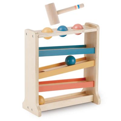 China Early Childhood Montessori Wooden Ball Trackers Develop Hand-Eye Coordination for Safe Wooden Toys for sale