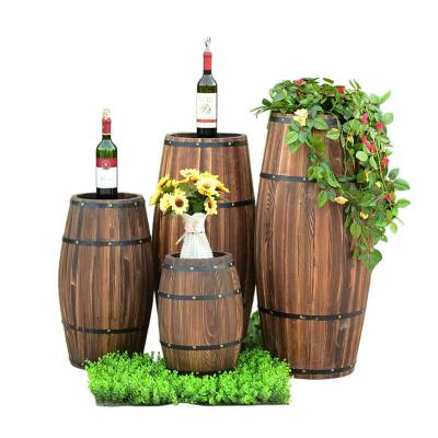 China Wooden Bar Wine Bar Capacity Arge Ornament Bar Wedding Europe Decoration Europe Barrel Wooden Barrels for sale