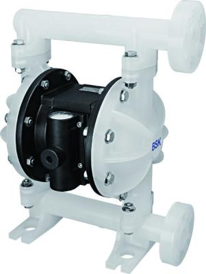 China Plastic Air Driven Double Diaphragm Pump For High Temperature Liquid for sale