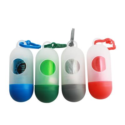 China Durable Plastic Disposable Dog Poop Bag Pet Disposable Capsule Outdoor Sports Pet Bag for sale