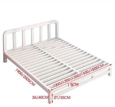 China Modern Factory Customized Hotel Furniture Metal Bed Frame Bedroom Modern Metal Bed Single Queen King Double for sale