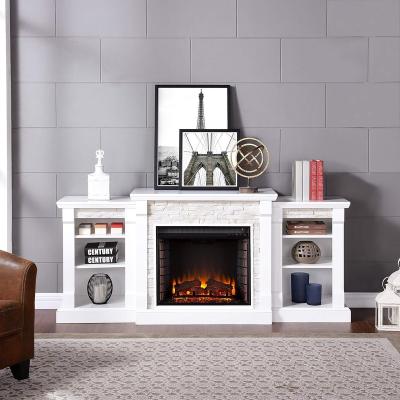 China Adjustable (other) Electric FireplaceWood FireplaceTv Stand With FireplaceFireplace Tv Stand for sale