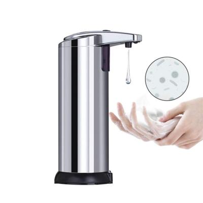 China Good Quality 250ml Touchless Stainless Steel Sensor Modern Soap Pump Automatic Soap Dispenser for sale