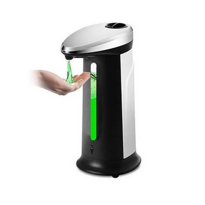 China Modern Hot Sales Black Color Hands Free Sensor 400ml Automatic Soap Dispenser For Bathroom Hotel Hospital for sale