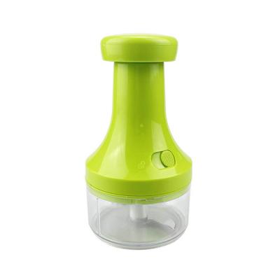 China New Design Viable Manual Food Chopper Mini Speedy Garlic Chopper Press Stainless Steel for Kitchen for sale