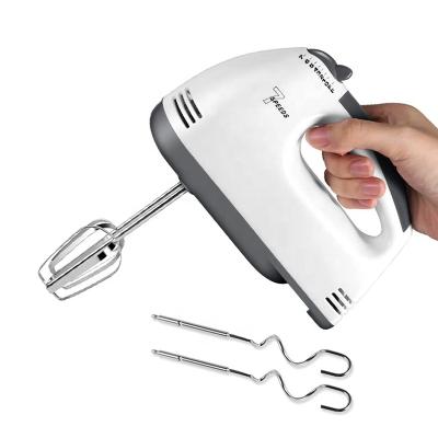 China Hot Sale 220V 7-Speed ​​Electric Hand Mixer Beater Ejector Knob Handheld Egg Beat Lightweight Stainless Steel Egg Beaters for sale