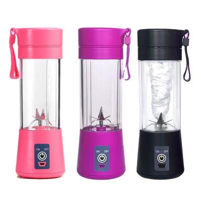 China Food Grade Blender Juice Usb Electric Plastic Blender Mini Travel Juice Blender 100% New Design Household for sale