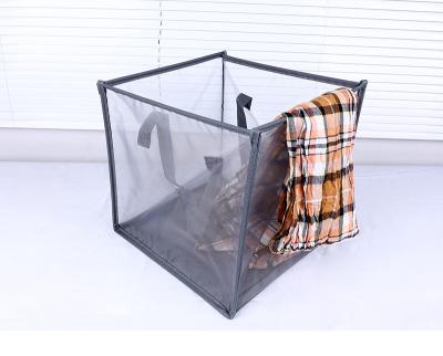 China High Capacity Durable Hot Sale Wholesale Laundry Hamper Plastic Collapsible Folding Laundry Baskets for sale