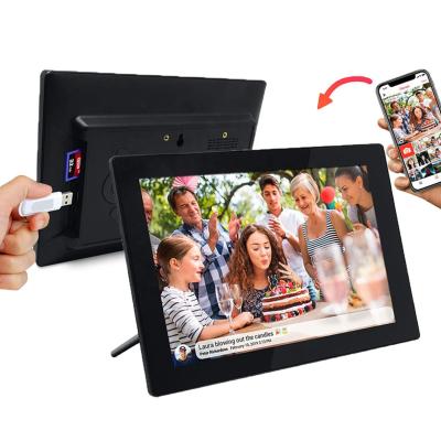 China Wireless Wifi Photo View Digital Picture Frame 10 Inch 1920*1200 Smart Touch Screen for sale