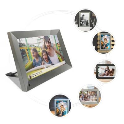 China Wifi 8 Inch Digital Photo View Smart Wifi 1080p HD Touch Screen 16GB Picture Frame for sale