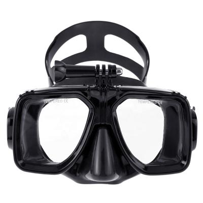 China Universal Water Sports Diving Equipment Black Acrylic Swimming Glasses For Swimming Pools for sale