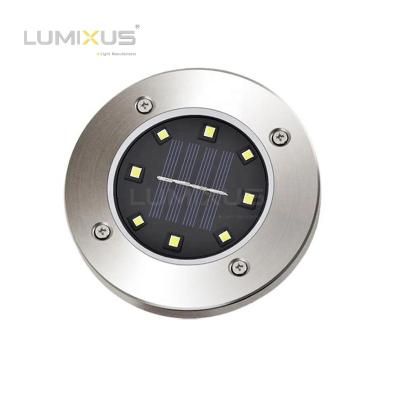 China Outdoor Stainless steel+Plastic R2 LED Solar Step Light Motion Sensor Outside Underground Lights for sale