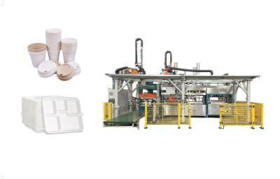 China Innovative Paper Pulp Molding Machinery For Pulp Molded Tableware  ISO9001 Certified en venta