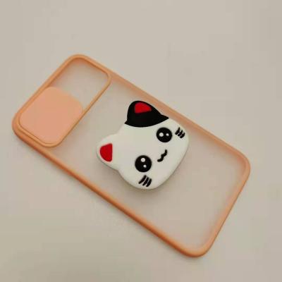 China Cartoon fashionable cute bracket suitable for telescopic ring buckle airbag mobile phone bracket for sale