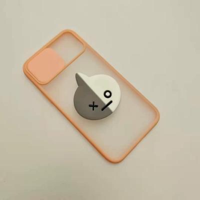 China Cartoon fashionable cute bracket suitable for telescopic ring buckle airbag mobile phone bracket for sale