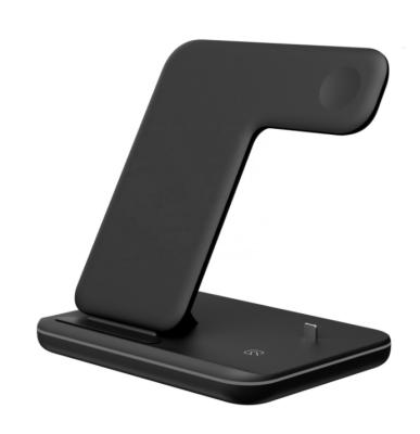 China Suitable Safe 3 in 1 Wireless Charger Stand Cell Phone Holder Fast Charging Multifunctional Wireless Charger for sale