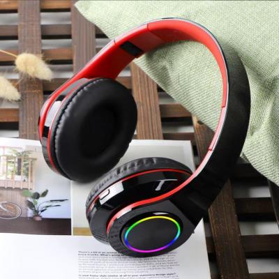 China B39 Headband Wireless Headphones With Colorful Blue Light And Bass Tooth Wireless Headset Stereo Foldable for sale