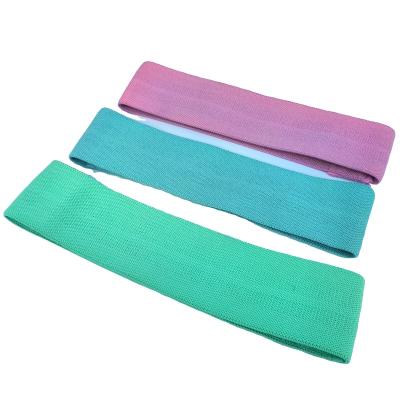 China Custom Logo Exercise Stretch Fitness Hip Nylon Fabric Nylon Resistance Bands for sale