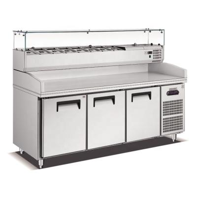 China Commercial Single-Temperature Fridge Worktable Refrigerator For Fresh Foods for sale