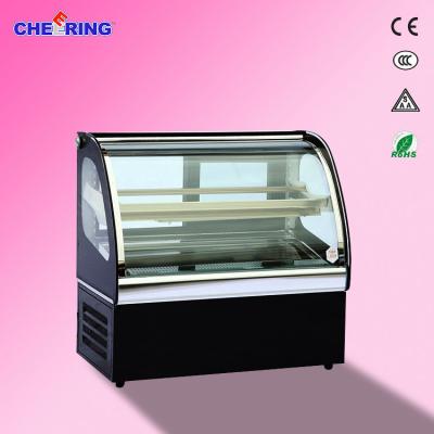 China Air Cooler Type Bread Production Countertop Cake Display Showcase For Bakery Shop for sale