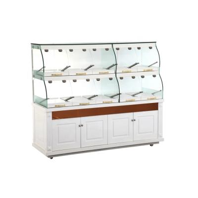 China Durable Factory Price Bakery Bread Display Case With Caster for sale