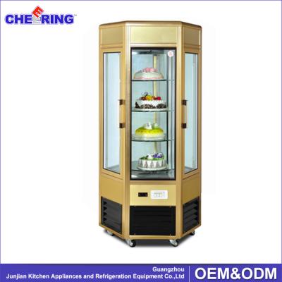 China Single-temperature OEM factory price cake refrigerator with glass door for sale