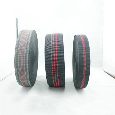 China Custom Sofa High Quality Logo Furniture Sofa Rubber Band Elastic Webbing for sale