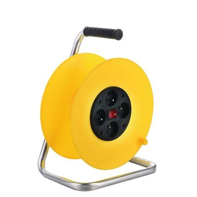 China 4outlets QC3350 Consumer Electronics French Plug Plastic Cable Reel for sale