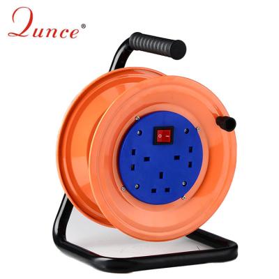 China Home Appliance Factory Extension Cord Reel Drum Direct Industrial Electrical Cables With Switch Protection for sale