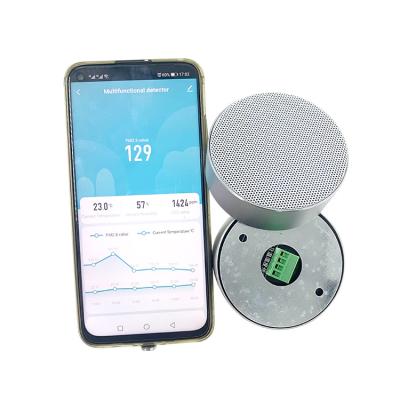 China Indoor Air CO2 Quality App Wifi 7 in 1 Indoor Air Quality Sensor for sale