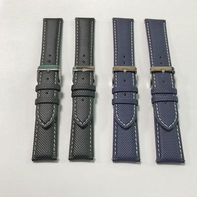 China Used For Watches Factory Custom 100% Soft Feeling Waterproof Dive Watch Band For Watch Sailcoth Dive Watch Strap for sale