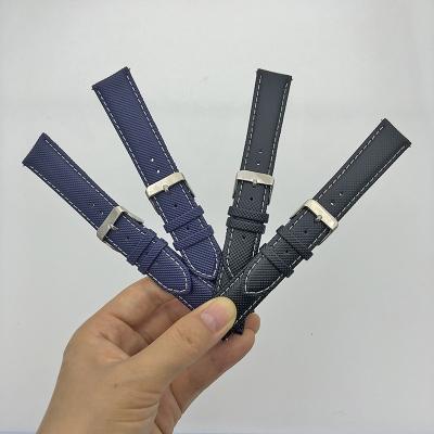 China Used For Diving Watches Sport Cordura Sailcloth Fast Waterproof Watch Strap 100% Watch Band Multi-colors Option Change Design Real for sale