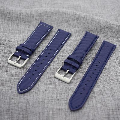 China Dive BRC Quick Release - Real Navy Cordura Sailcloth Watch Band Strap For Dive Watch Waterproof Watch Strap for sale