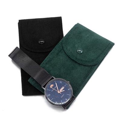 China Most Popular Luxury Luxury Watch Pouch Small Cotton Bag Custom Printed Sublimation Satin Watch Pouch Package Retail For Brand OEM Velvet Watch Storage Pouch for sale