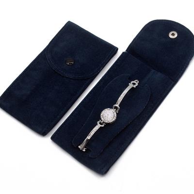 China Most Popular Luxury Watch Pocket Storage Custom Gift Bags Velvet Watches Mens Wrist Watch Travel Pocket Luxury Velvet Watch Pocket for sale