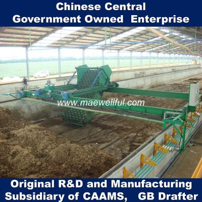 China Continuous Fermentation Pineapple Waste Compost Turner for sale