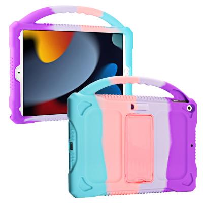 China Multicolor Premium Silicone IPad10.2 Case Cover For Apple iPad 10.2 OEM Time Silicone Original Size Material Sample for sale