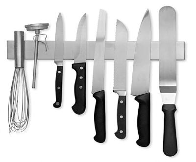 China Modern innovations viable 16 inch stainless steel magnetic knife bar with universal use as a knife holder for sale