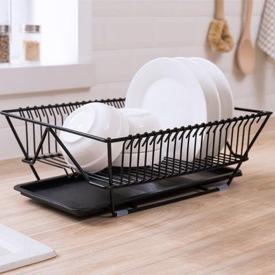 China Sustainable Dish Storage Metal Display Rack Dying Dish Racks Organizer for sale