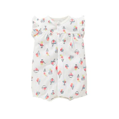 China Factory Supply Amazon Organic Baby+rompers 100% Cotton Rompers Organic Baby Clothes Made In China for sale