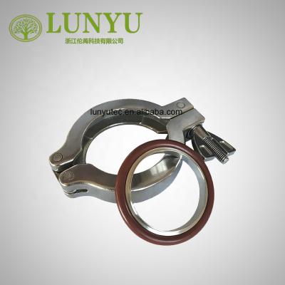 China Stainless Steel Vacuum Gaskets Stainless Steel KF Flange With Centering For Semiconductor for sale