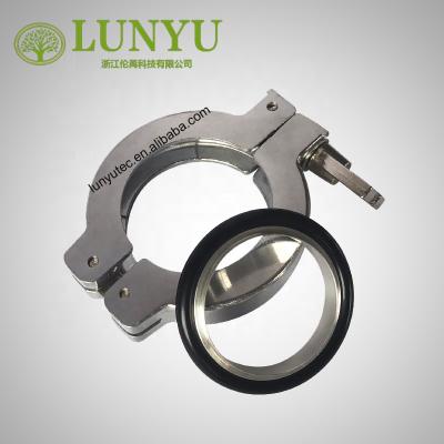 China Vacuum Aluminum Fittings KF Aluminum Flange With Centering For Semiconductor for sale