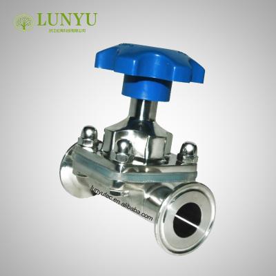 China TC Diaphragm Valve General Sanitary Stainless Steel SS316L For Pharmacy for sale