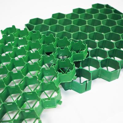 China Recycled Honeycomb Enhanced HDPE Plastic Grass Grid Car Parking Lot for sale