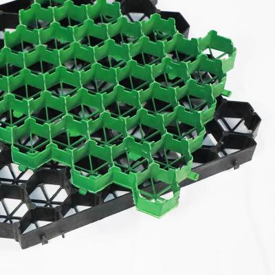 China 200ton/Sqm Interlocking Turf Plastic Car Parking Grid For Parking Lot Reinforcement for sale